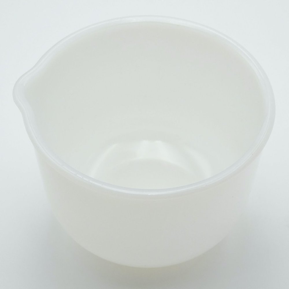 Mckee Glasbake Milkglass 6.5" Mixing Bowl with Spout for Sunbeam